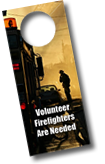 small volunteer firefighter flyer